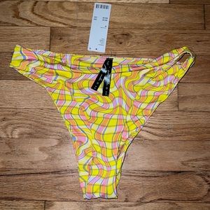 Out From Under Piper Printed High Waisted Bikini Bottom